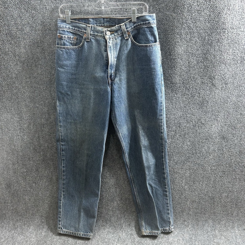 Levis 512 Slim Fit Straight Leg Jeans Blue Womens Size 11 JR S High Rise Denim